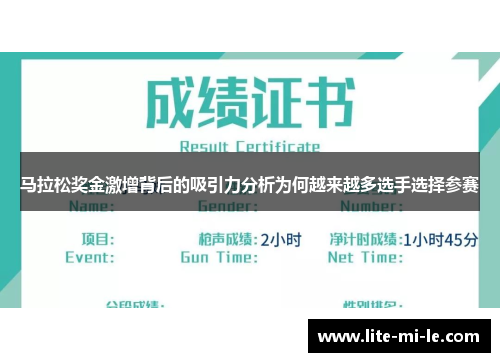 马拉松奖金激增背后的吸引力分析为何越来越多选手选择参赛